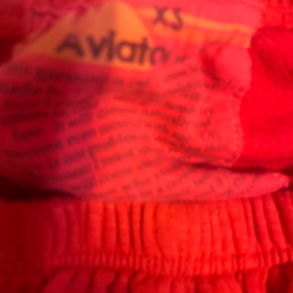 «AVIATOR NATION Women's BoltStripe Sweatpant in Red- - Picture 3 of 4